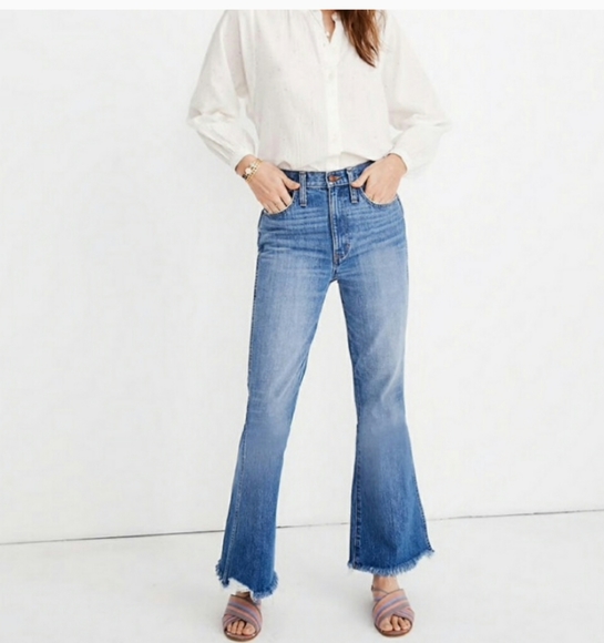 Madewell Denim - Madewell High Rise Rigid Flare Jeans Size 27